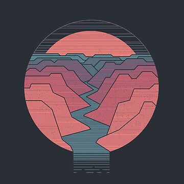 Artwork thumbnail, Canyon River by thepapercrane