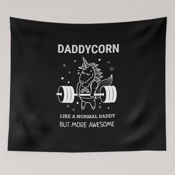 Item preview, Weightlifting Daddycorn - Unicorn Dad designed and sold by Unicorn7Magic.