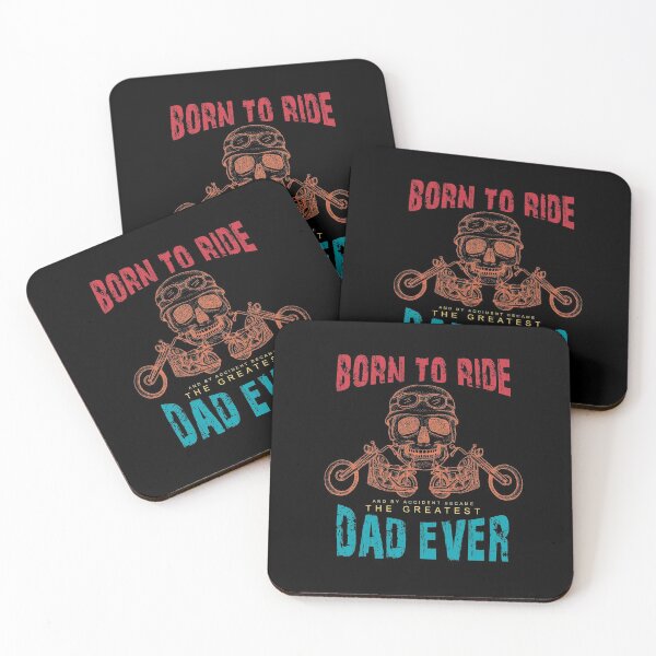 Item preview, BORN TO RIDE AND BY ACCIDENT BECAME THE GREATEST DAD EVER designed and sold by NiceSign.