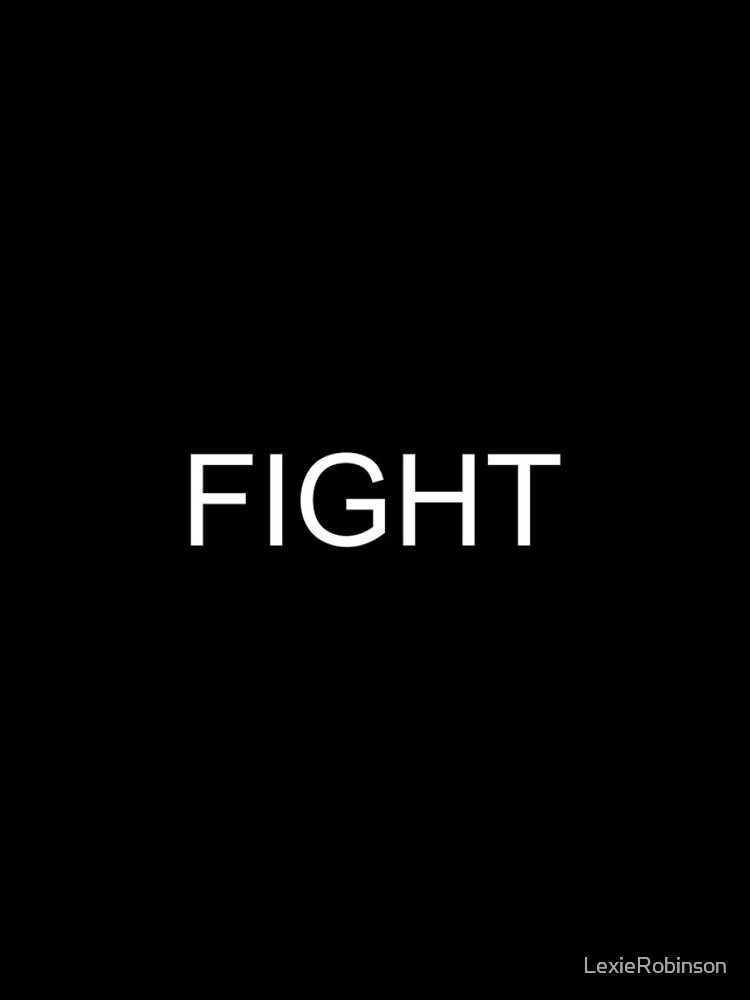 Thumbnail 4 of 4, iPhone Case, FIGHT designed and sold by LexieRobinson.