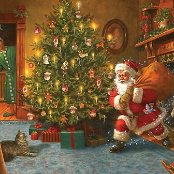 Artwork thumbnail, Santa's Delivery by RuthSanderson
