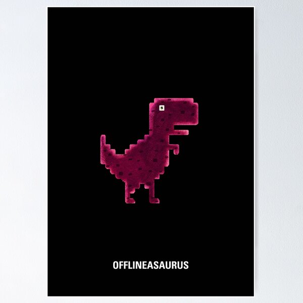 Google Dinosaur Game Wall Art for Sale