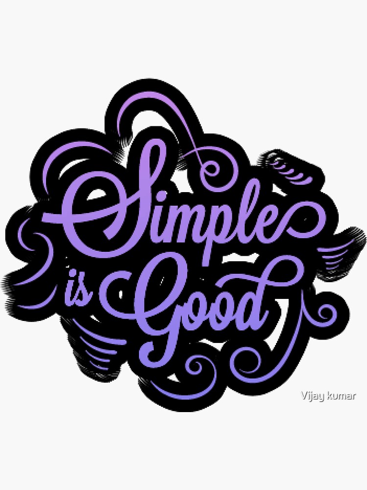"Simple design for redbubble customer" Sticker for Sale by vijay2010