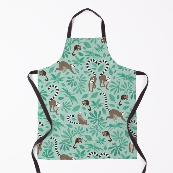 Item preview, lemur love mint leaves designed and sold by kasumidesign.