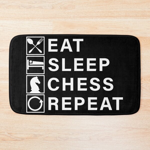 Item preview, Eat Sleep Chess Repeat designed and sold by Adel Qasem.