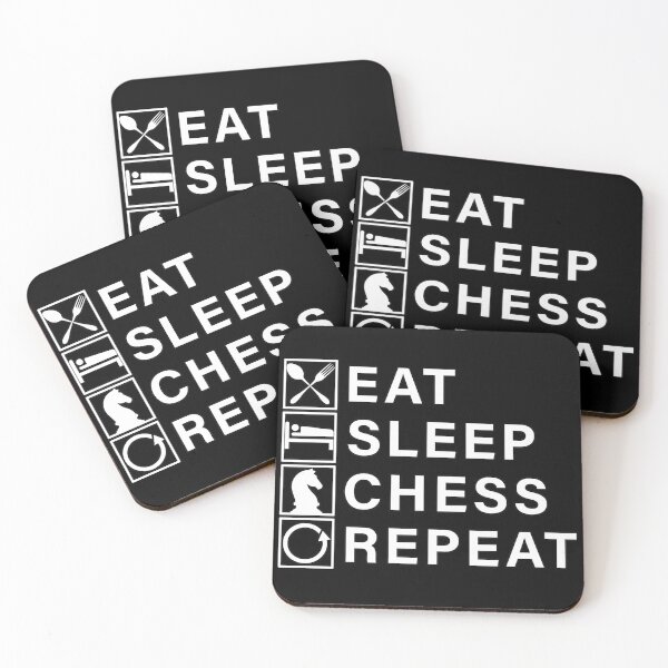 Item preview, Eat Sleep Chess Repeat designed and sold by Adel Qasem.