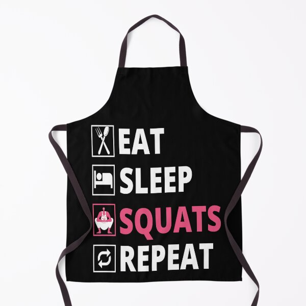 Item preview, Eat sleep squats repeat designed and sold by Apoorv Choudhary.