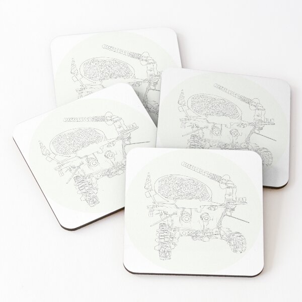 Item preview, Lunokhod (Луноход) Moon Rover Drawing designed and sold by Spaceflight Designs.