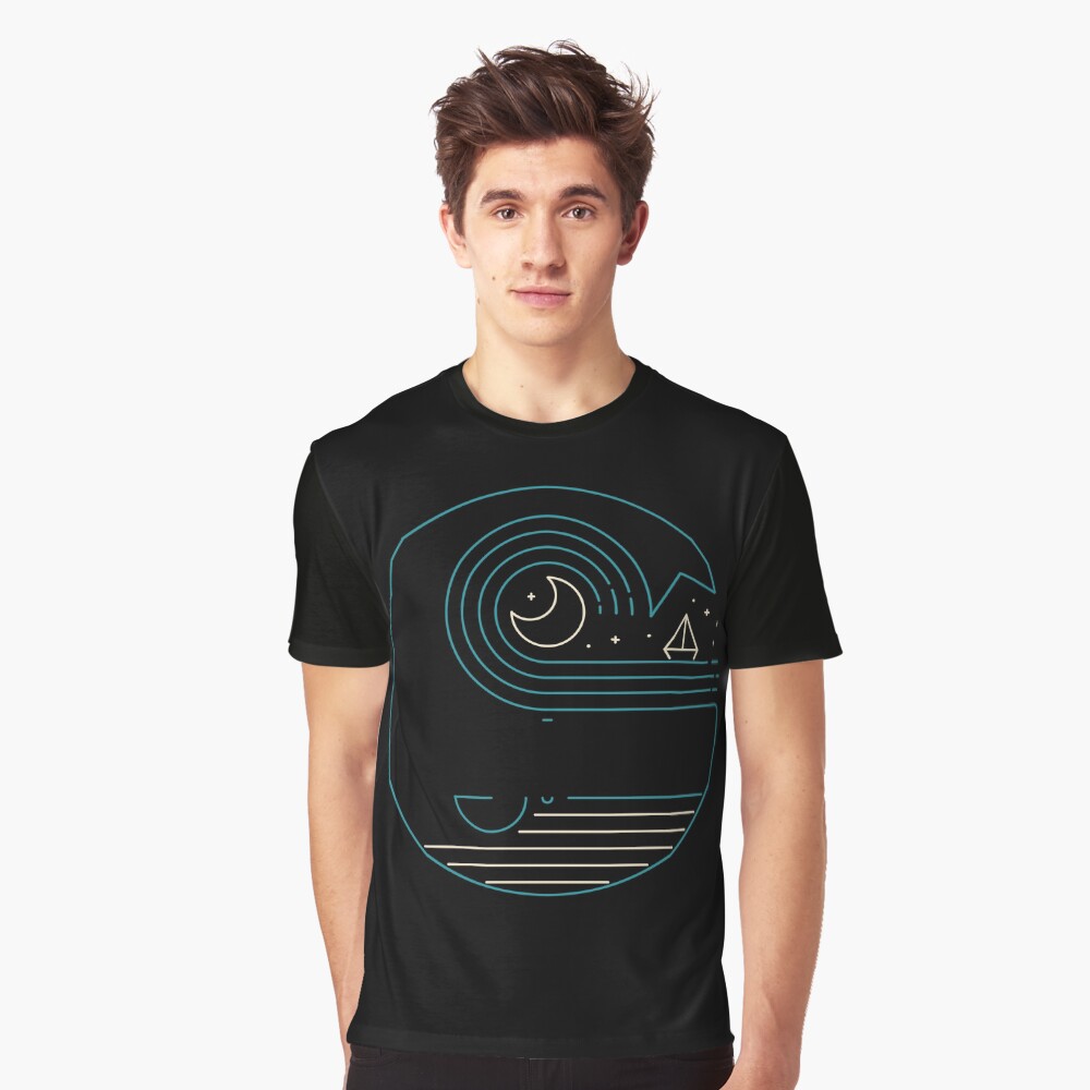 Vista previa del artículo con la obra «Camiseta gráfica», diseñado y vendido por thepapercrane.
