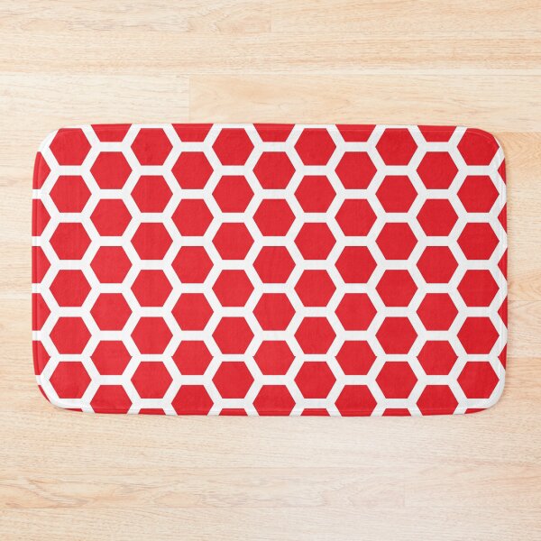 Item preview, Retro Fashion Stylish Pentagon Red Honeycomb  designed and sold by IamTrending.