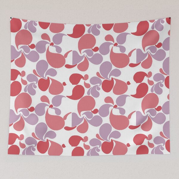 Item preview, petal pattern pink and lavender designed and sold by theinkypensieve.