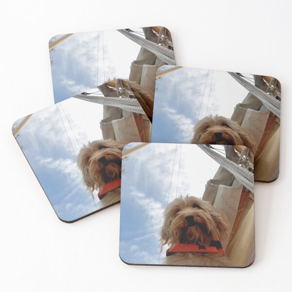 Item preview, A Dog In A Lifejacket - Cockapoo On A Boat designed and sold by thelemmingface.