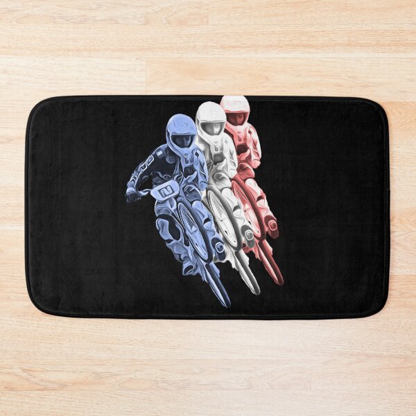 Item preview, bmx blue white red designed and sold by ricobarinas.