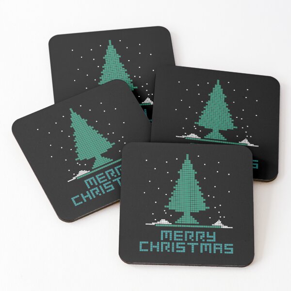 Item preview, Merry Christmas Pixels designed and sold by stellmutha.