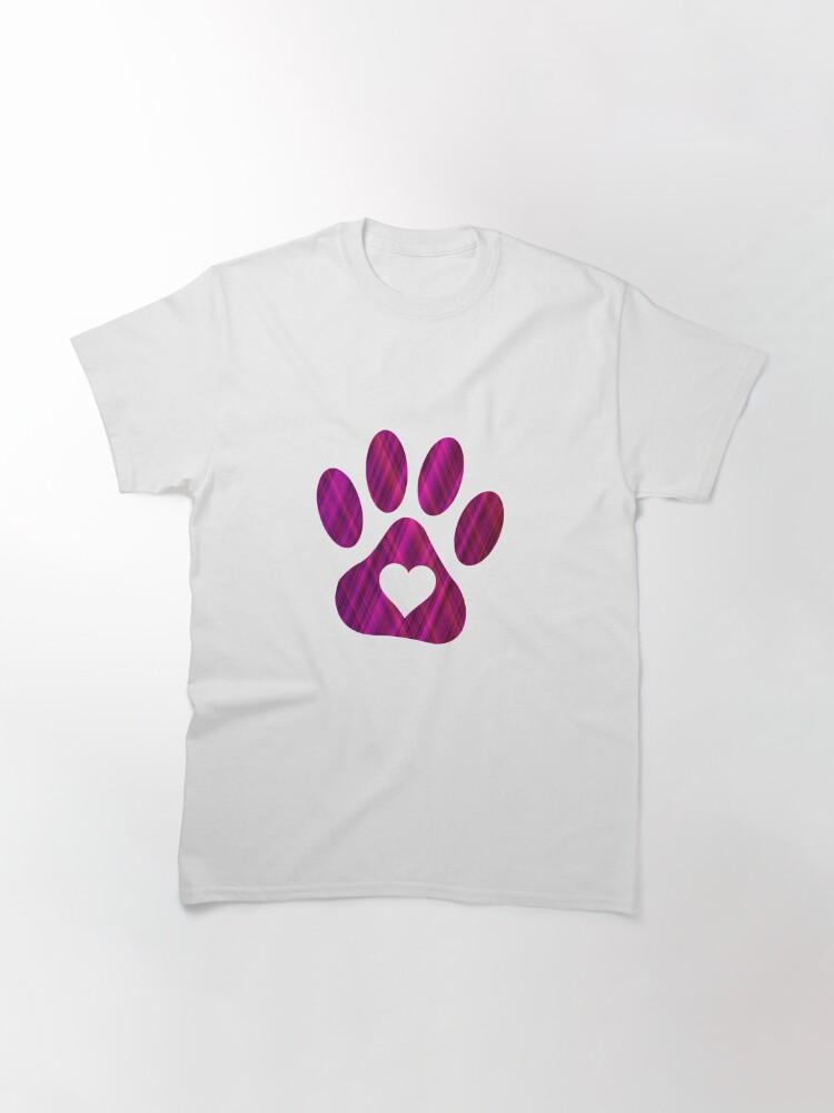 Disover Dog Paw Stickers Classic T-Shirt