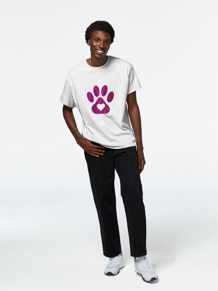 Discover Dog Paw Stickers Classic T-Shirt