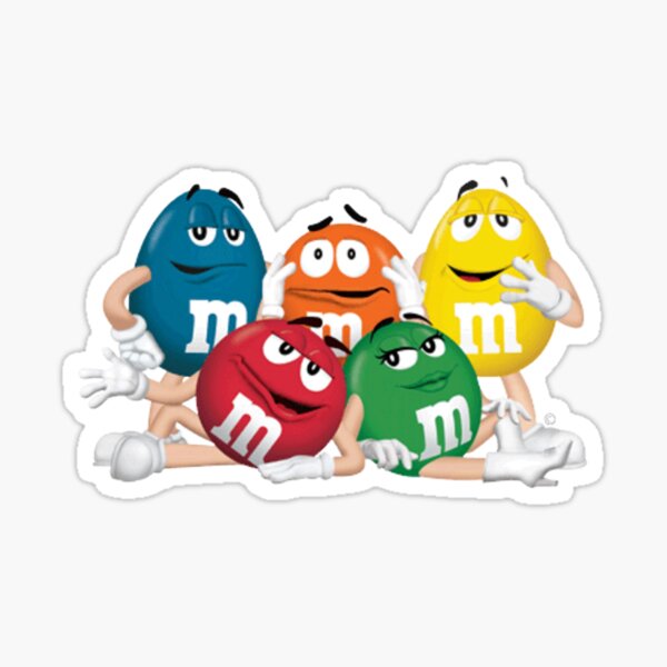 El equipo de ensueño de m & m Pegatina