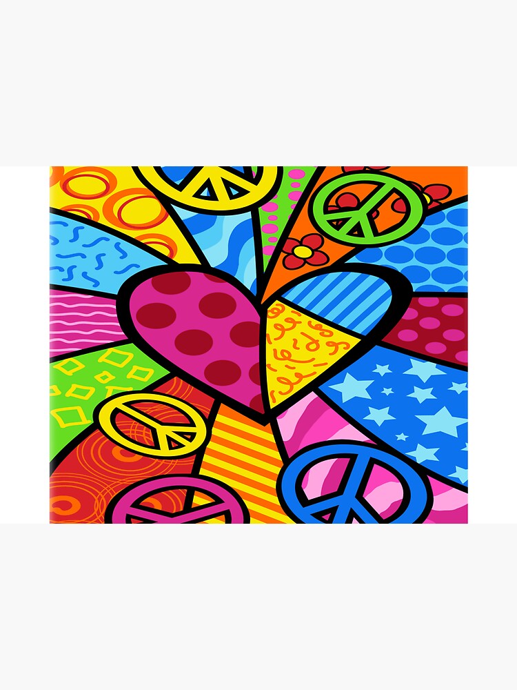 Multicolored Peace Sign Merchandise by cindyfordyce
