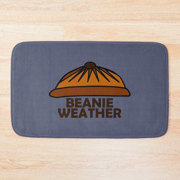 Item preview, Brown and orange Beanie weather typography mix Unisex style  designed and sold by Deegital18.