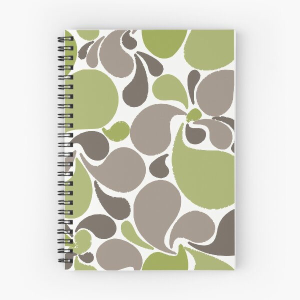 Item preview, Petal pattern green and eath colours designed and sold by theinkypensieve.