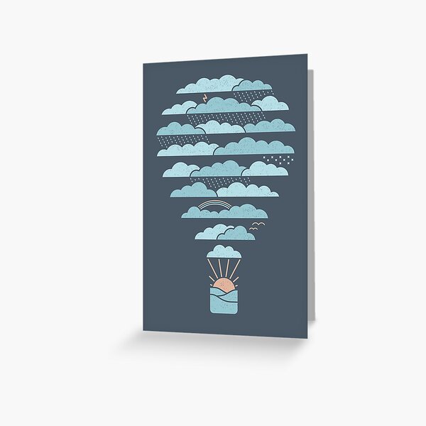 Weather Balloon Greeting Card