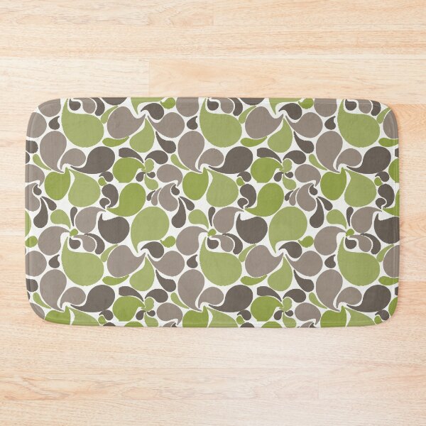 Item preview, Petal pattern green and eath colours designed and sold by theinkypensieve.