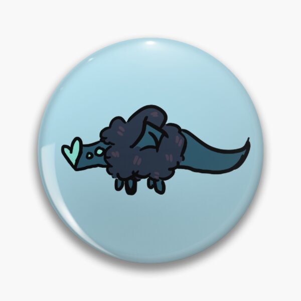 Item preview, Navy Dragon Fluff designed and sold by Platinumfrog.