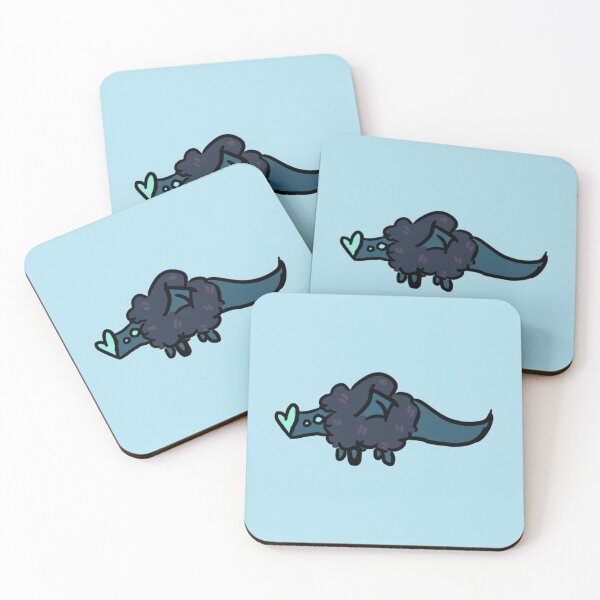 Item preview, Navy Dragon Fluff designed and sold by Platinumfrog.