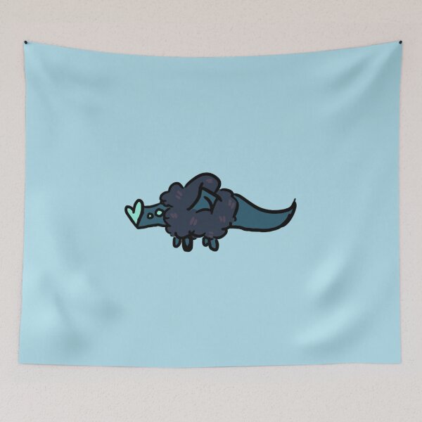 Item preview, Navy Dragon Fluff designed and sold by Platinumfrog.