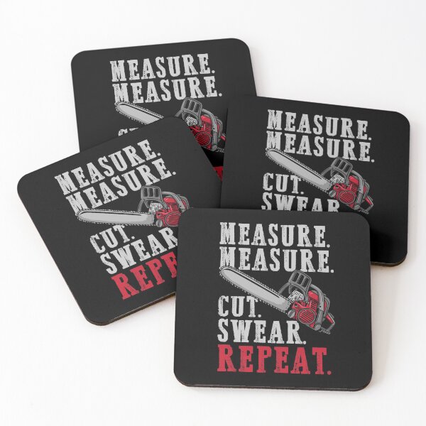 Item preview, Measure Measure Cut Swear Repeat - Carpenter Gift designed and sold by biNutz.