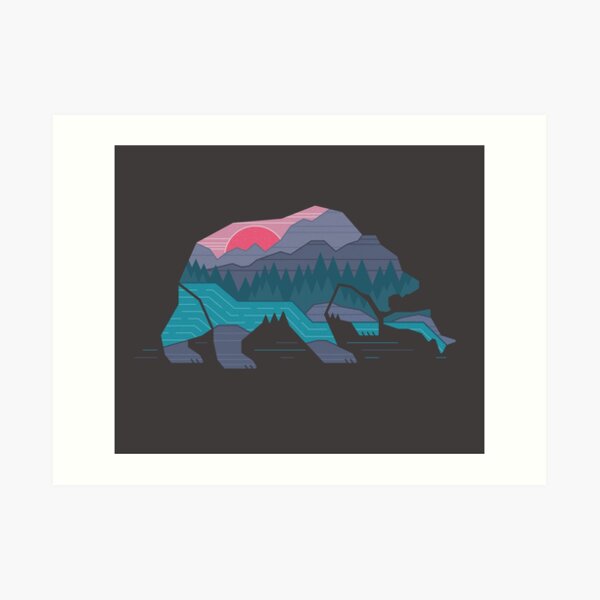 Bear Country Art Print