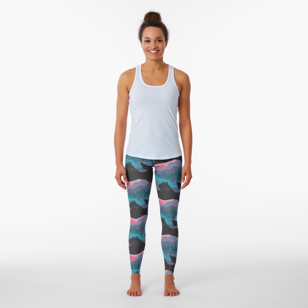 Vista previa del artículo con la obra «Leggings», diseñado y vendido por thepapercrane.