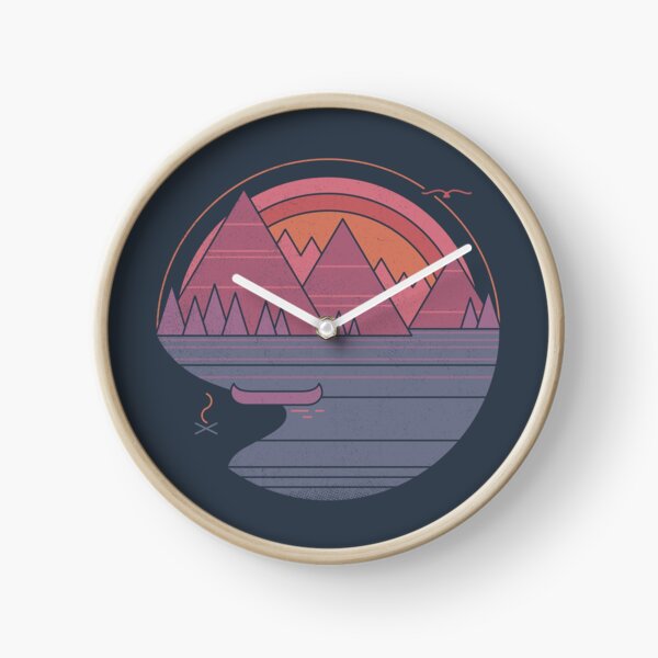The Mountains Are Calling Clock
