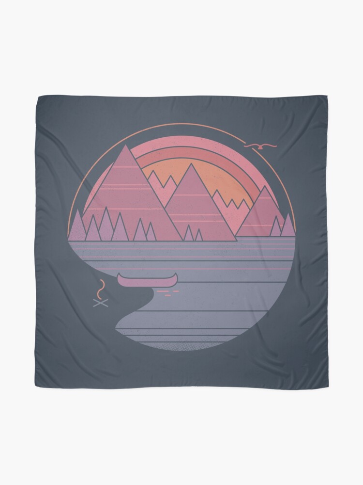 Alternate view of The Mountains Are Calling Scarf