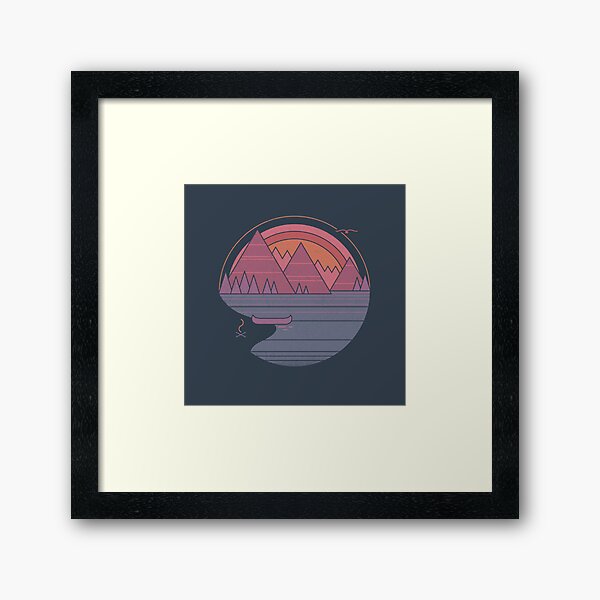 The Mountains Are Calling Framed Art Print