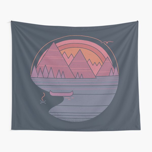 Aperçu de l'œuvre Les montagnes appellent créée et vendue par thepapercrane.
