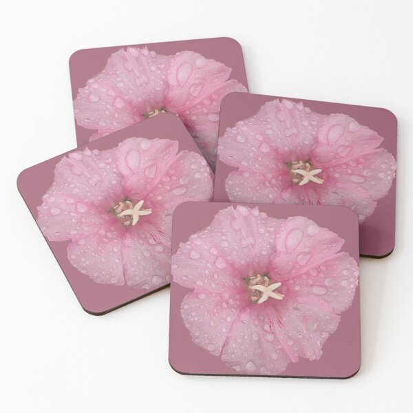 Item preview, Pink flower with water drops designed and sold by HKathPrint.