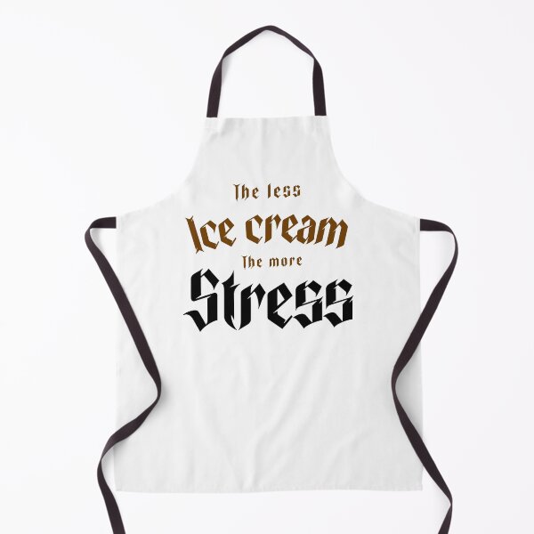 Item preview, The less ice cream, the more stress designed and sold by malkhteb.