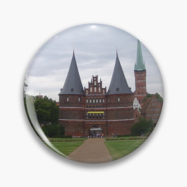 Item preview, Holsten Gate or Holstentor on Holstentorplatz in old town, Lubeck Germany. designed and sold by Ambasador.
