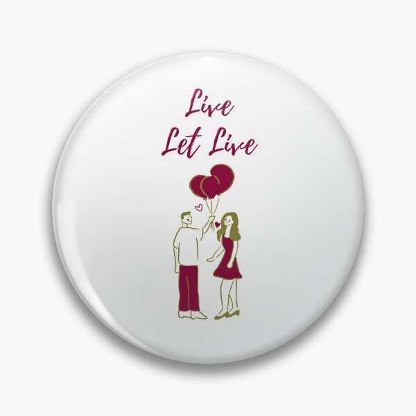 Item preview, Live Let Live - V2 designed and sold by ActRightToday.