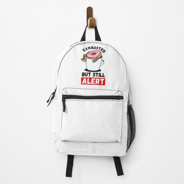 Item preview, Exhausted But Still Alert | Morning Humor | Funny Parenting (Light) designed and sold by 4wordsmovement.