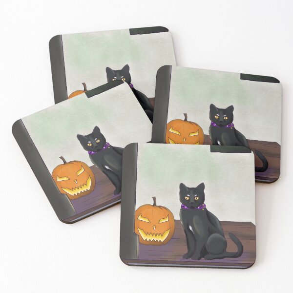 Item preview, Looking off the Porch on Halloween designed and sold by Mew13137.