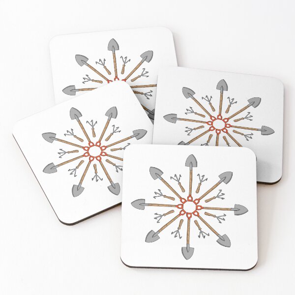 Item preview, Gardening Tools in a Circular Pattern designed and sold by Lavenderbuttons.