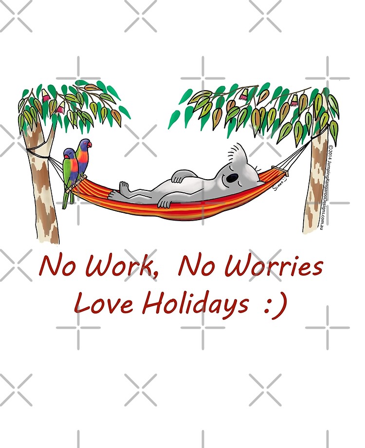 Hammock Sleeping Koala No Work No Worries Ipad Case Skin By