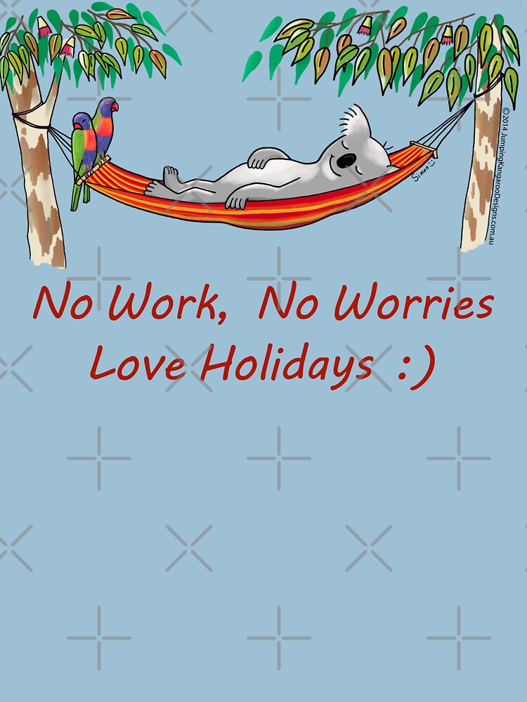 Hammock Sleeping Koala - No work, no worries by JumpingKangaroo