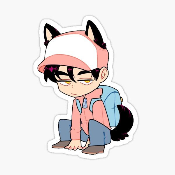 Halloween Hitchhiker Sticker