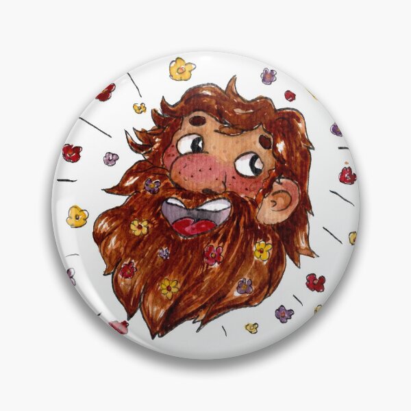 Item preview, bomBARDed - Happy Raz'ul with flowers  designed and sold by DarkMysteryCat.