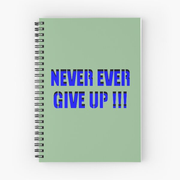 Item preview, never ever give up stickers #motivation designed and sold by Sharath98.