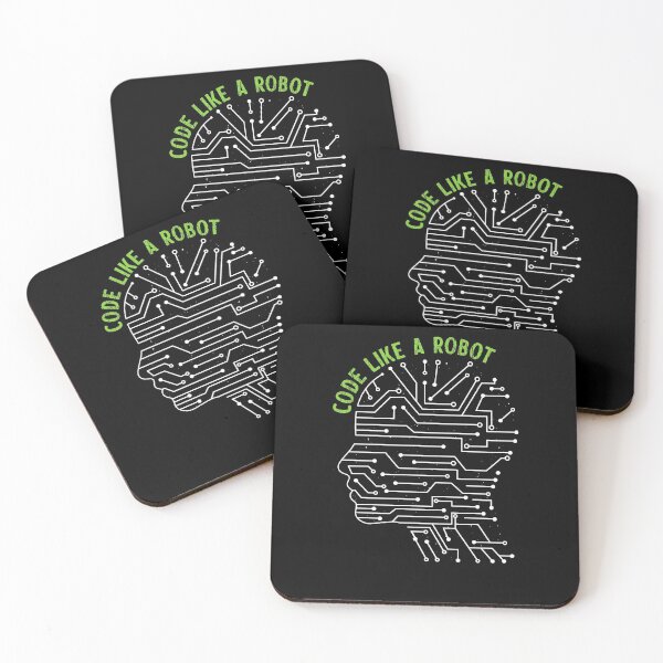 Item preview, code like a robot coding computer programmer gifts designed and sold by Grimbart.