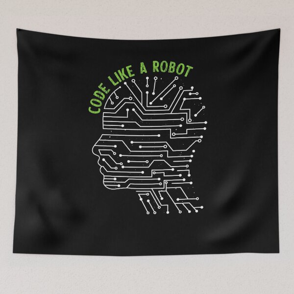 Item preview, code like a robot coding computer programmer gifts designed and sold by Grimbart.